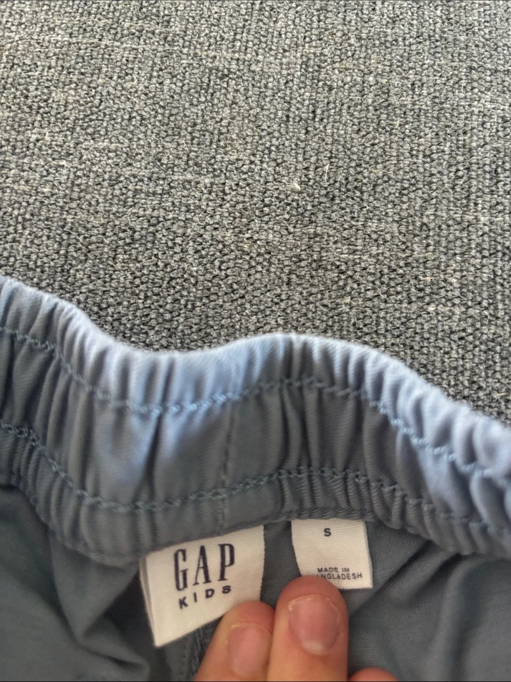 GAP Men's Light Blue Elastic Waist Drawstring Shorts